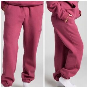 Comfrt DND Travel Sweatpants Berry Purple Red Joggers 2XL KCO-250217 Mens Womens